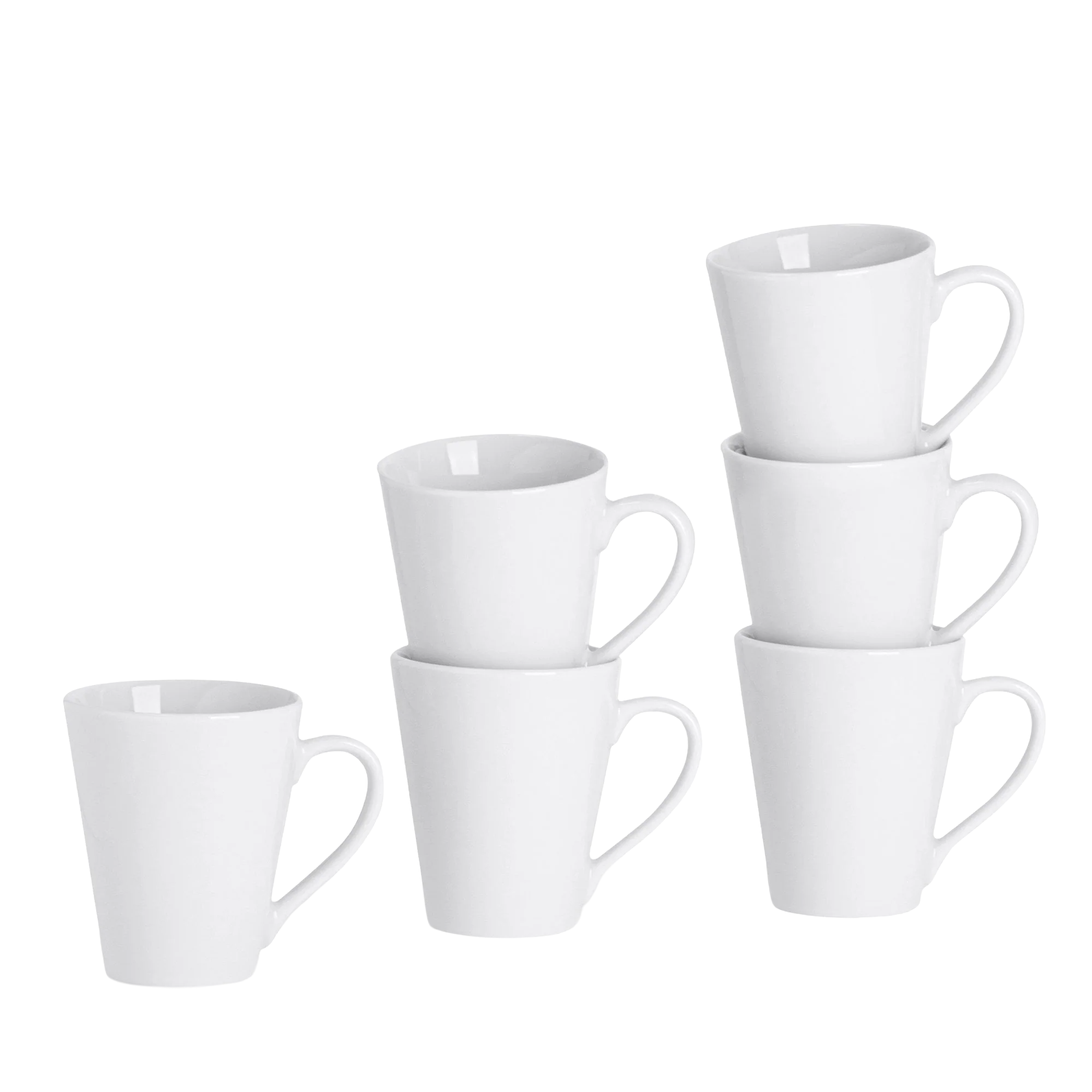 Argon Tableware Classic Champagne Flutes Set of 6-220ml Prosecco & Sparkling Wine Glasses - Elegant Tall Celebration Glassware for Weddings, Parties & Bars - Durable & Dishwasher Safe