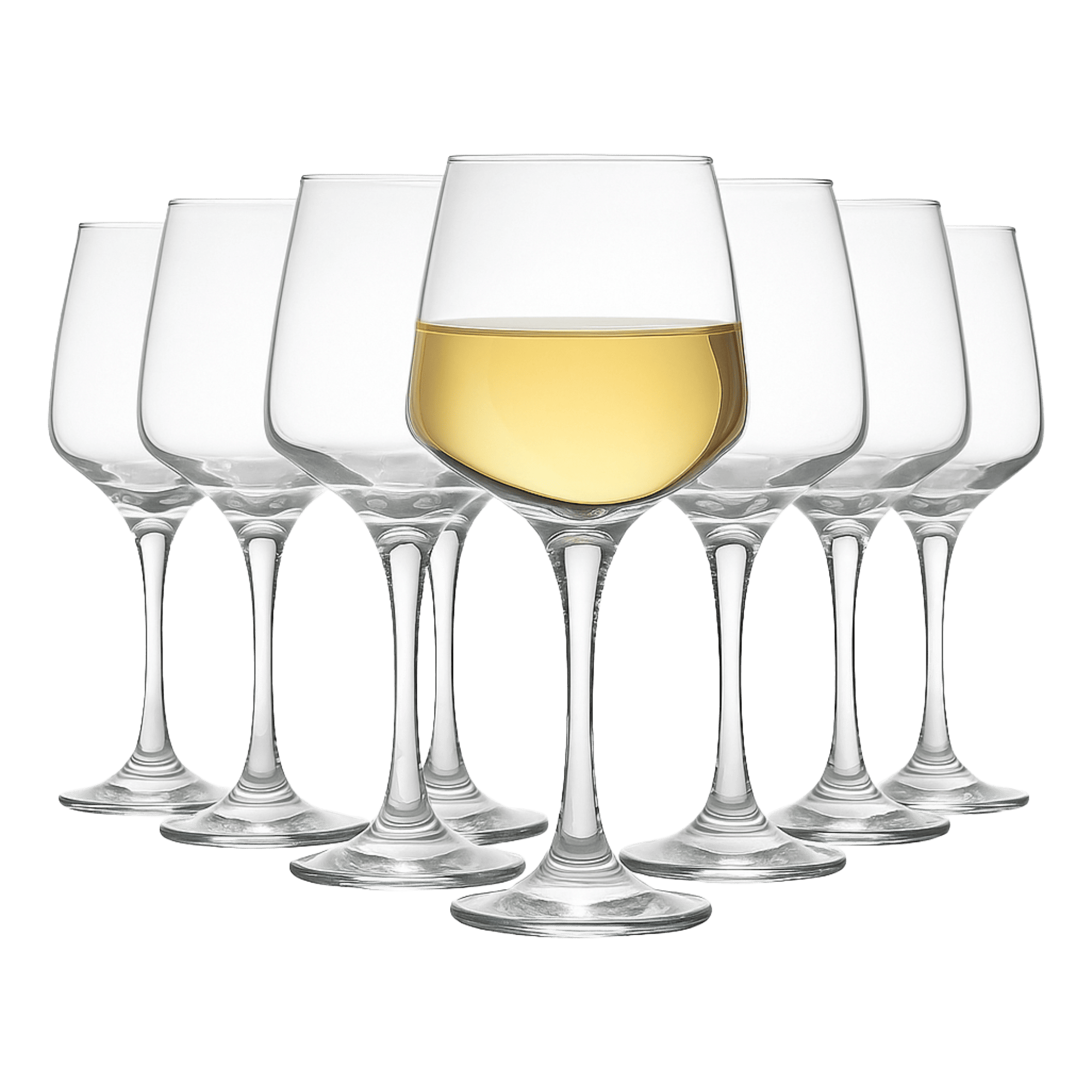 Argon Tableware 6X White 15.4cm (6 Inch) Wide Rimmed Side Plates - Desert Serving Dinner Set Bread Plate - Dishwasher and Microwave Safe Ceramic